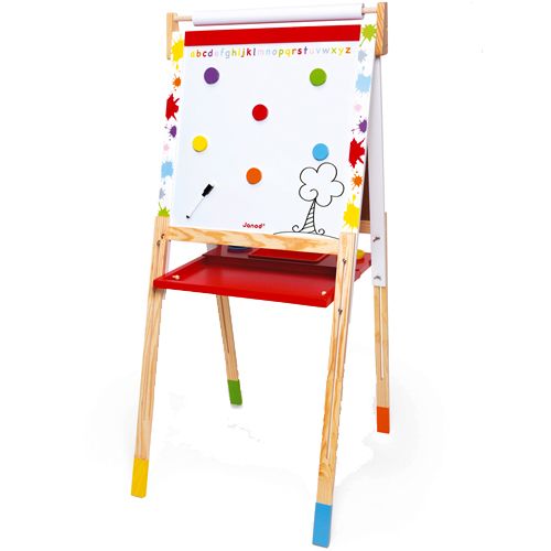 janod dubbelzijdig schoolbord splash met verstelbare poten  | 11.9611 | 0