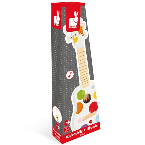 janod gitaar ukelele 53 cm confetti  | 11.7597 | 1