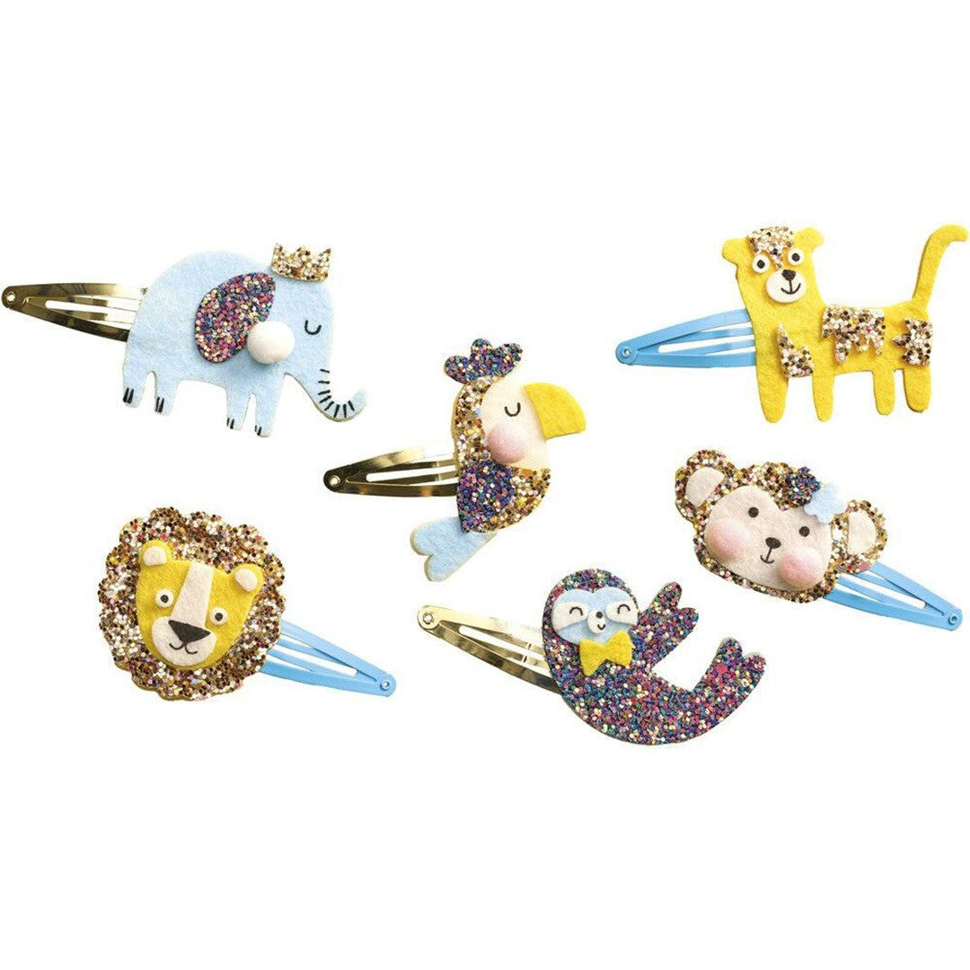 janod haarclipjes maken exotische dieren - 6st | 119.178 | 1