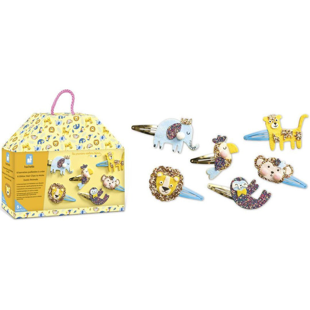 janod haarclipjes maken exotische dieren - 6st | 119.178 | 3