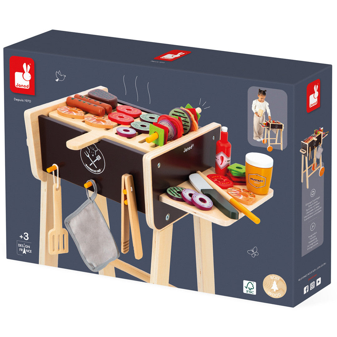 janod kinderbarbecue met ingrediënten | 11.6619 | 5