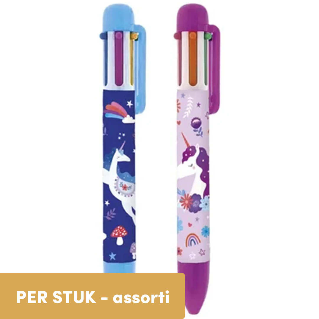 janod kleurenpen 6-in-1 dreamland - assorti | 118.930 | 0