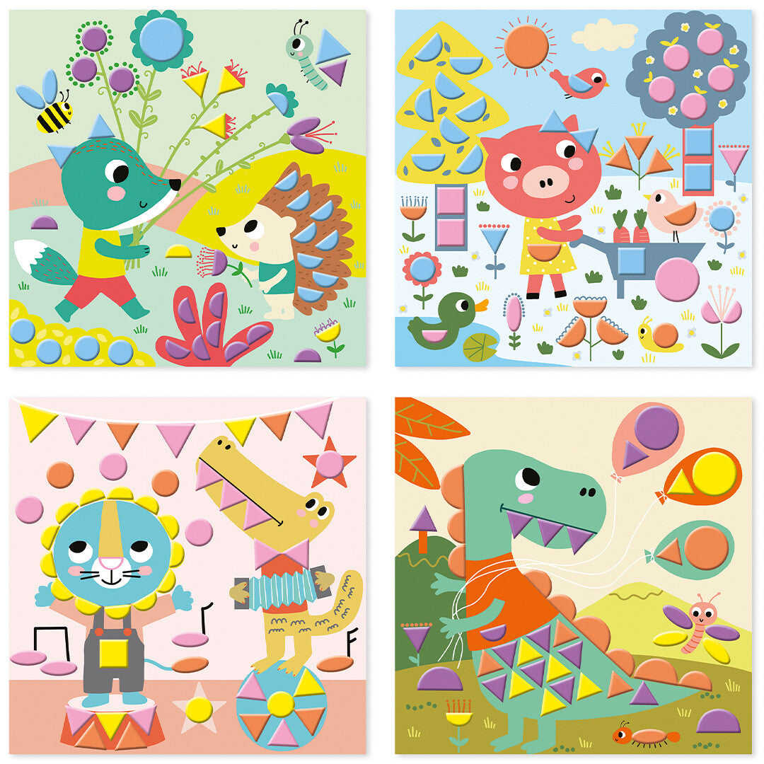 janod knutselset geometrische stickers | 11.7740 | 1
