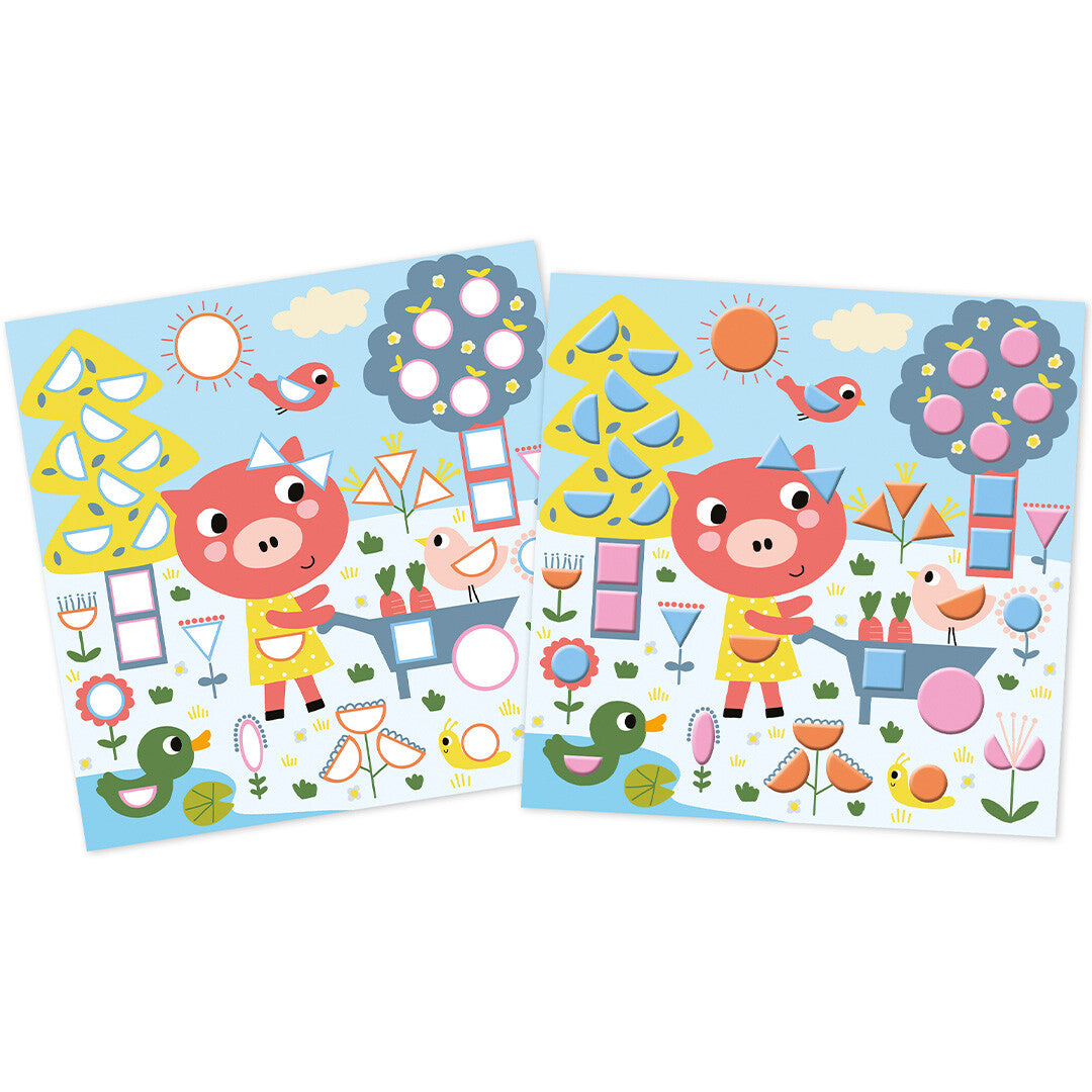 janod knutselset geometrische stickers | 11.7740 | 3
