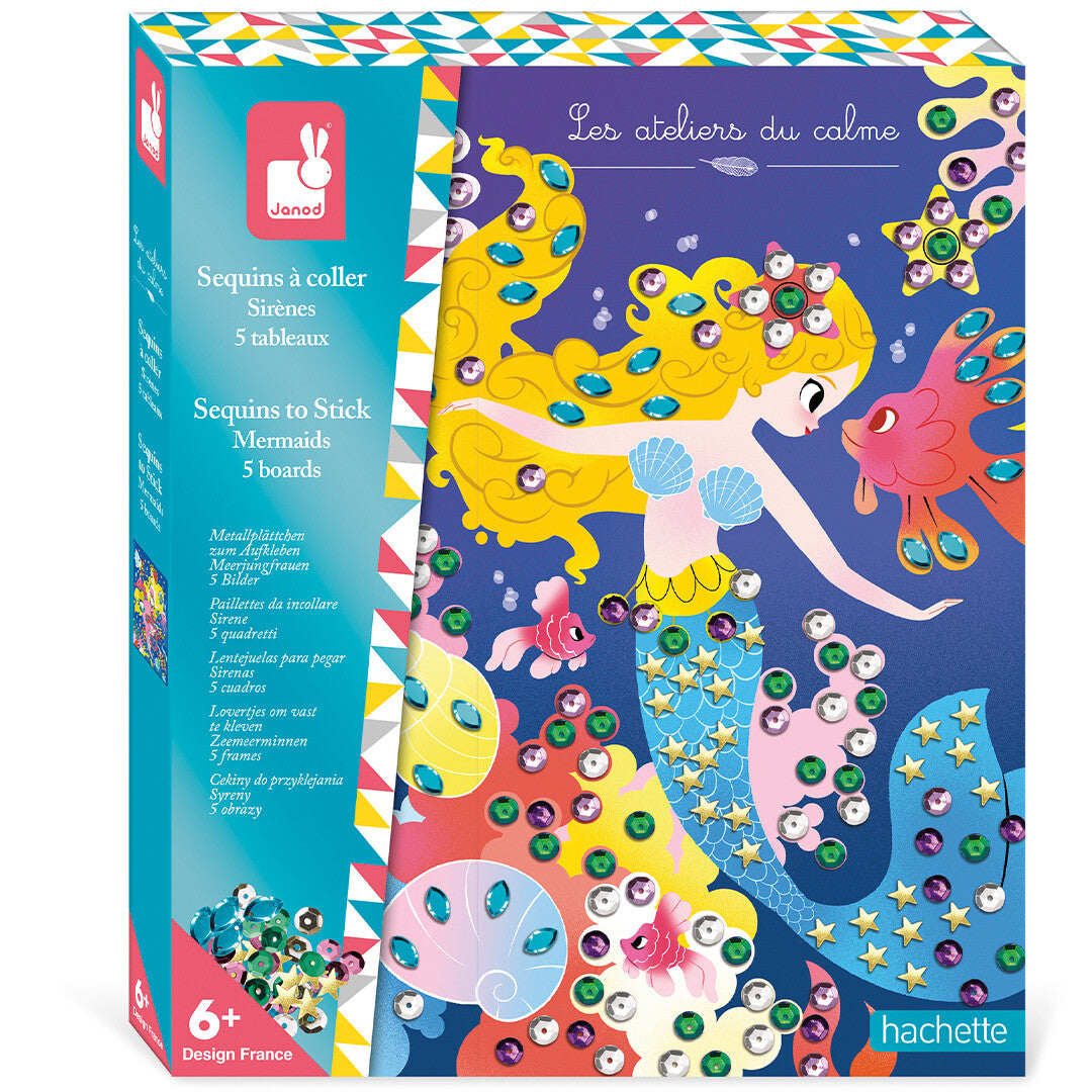 janod knutselset glittersteentjes zeemeerminnen | 11.7926 | 1