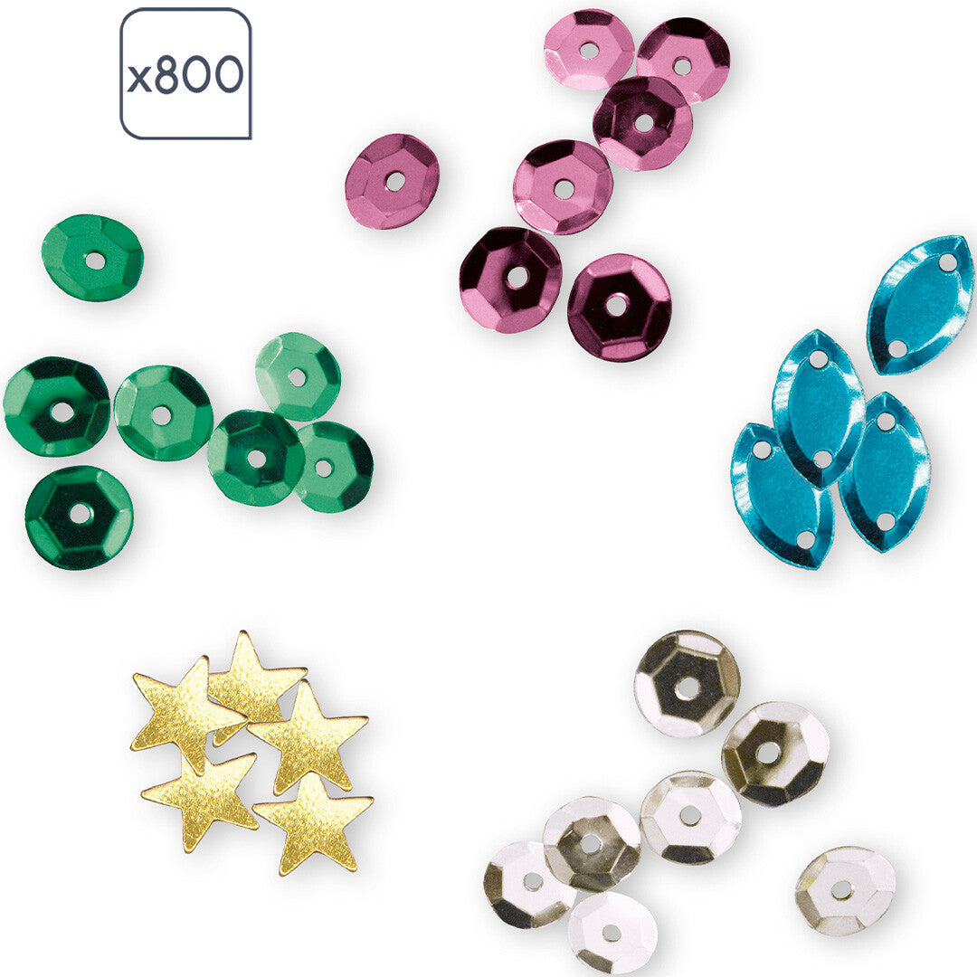 janod knutselset glittersteentjes zeemeerminnen | 11.7926 | 5