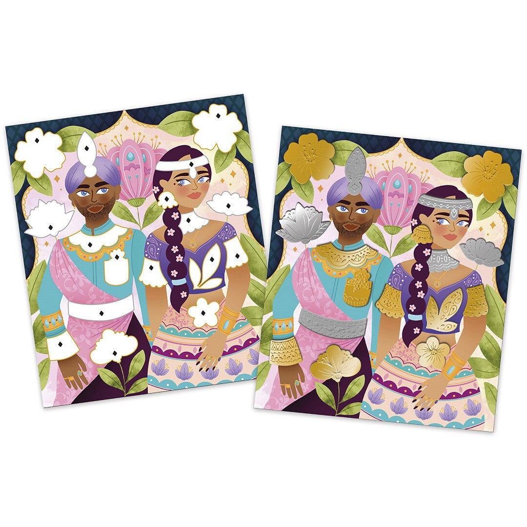 janod knutselset metallic stickers bollywood | 119.165 | 1
