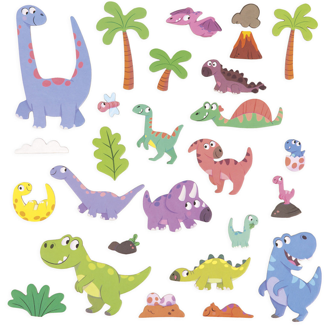janod magneetboek magnéti'stories - dinosaurus - 30st | 11.5450 | 4