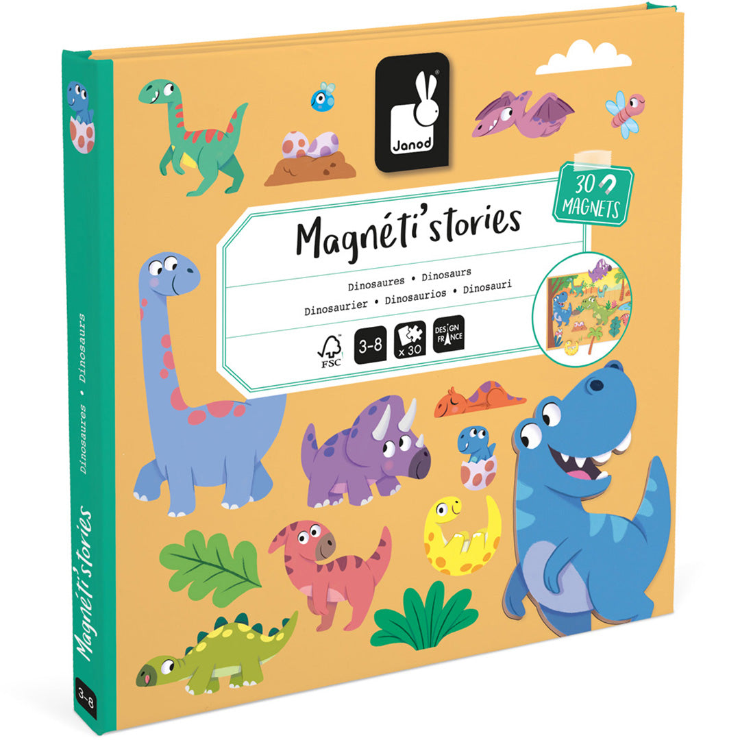 janod magneetboek magnéti'stories - dinosaurus - 30st | 11.5450 | 5