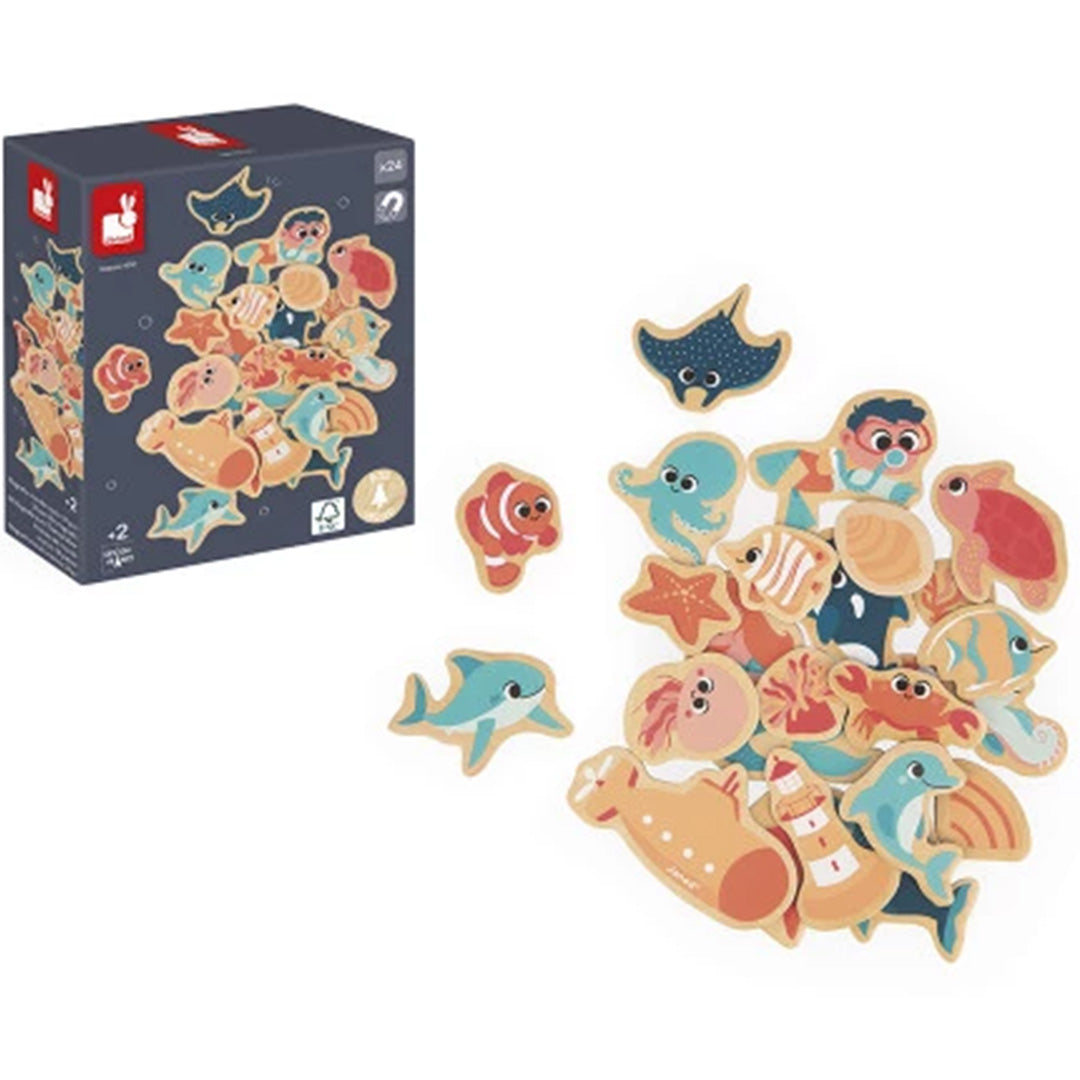 janod magneten zeedieren - 24st | 119.649 | 2