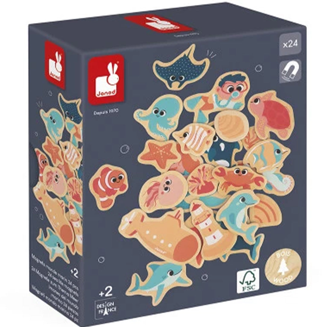 janod magneten zeedieren - 24st | 119.649 | 3