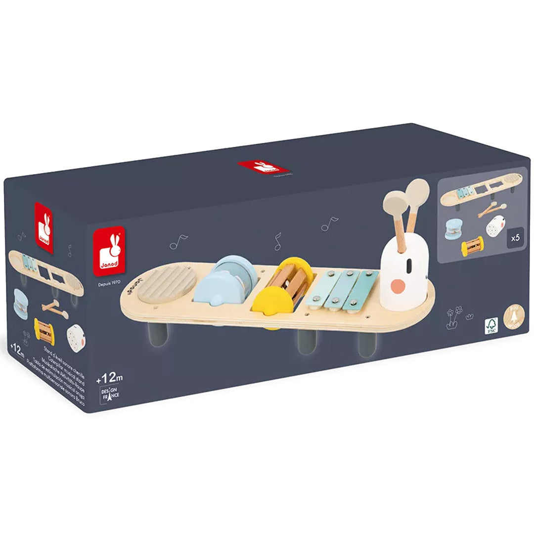 janod muziektafel sweet cocoon - rups | 11.4058 | 5