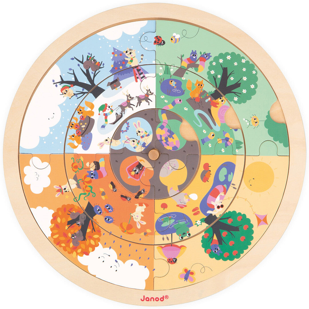 janod observatiepuzzel tuin - dubbelzijdig | 11.5090 | 0