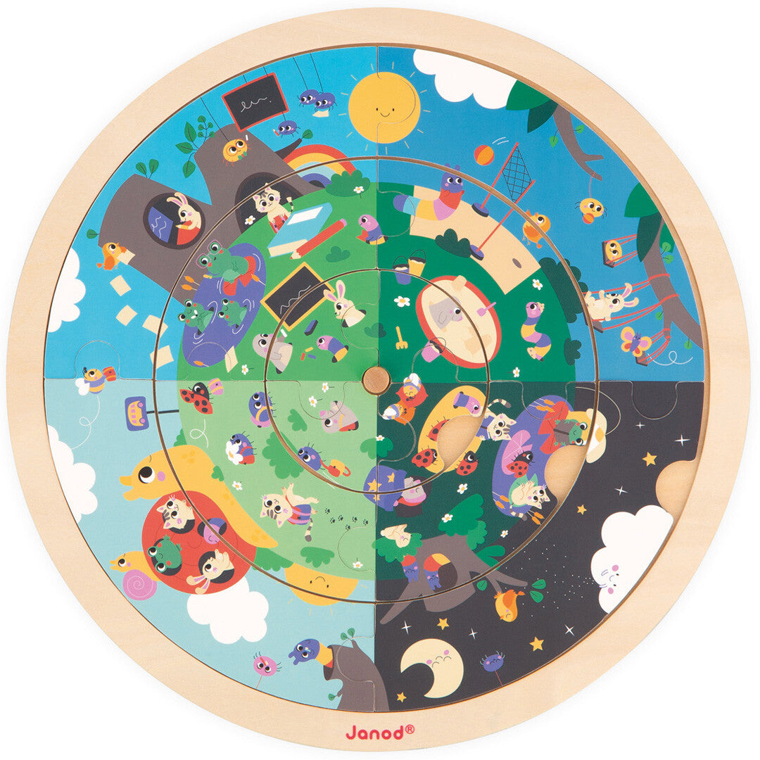 janod observatiepuzzel tuin - dubbelzijdig | 11.5090 | 1