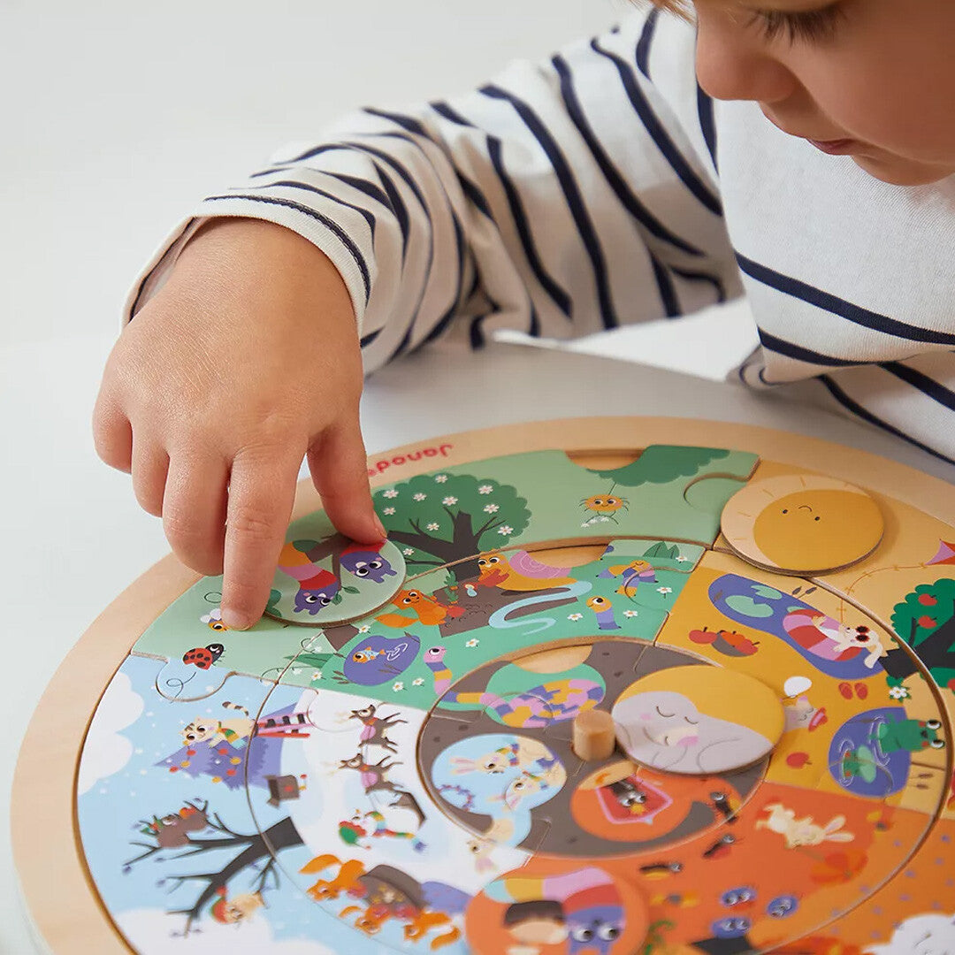 janod observatiepuzzel tuin - dubbelzijdig | 11.5090 | 4