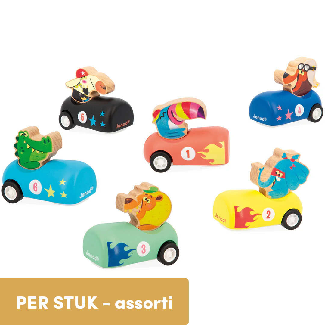 janod pull-back auto applepop - assorti | 11.3356 | 0