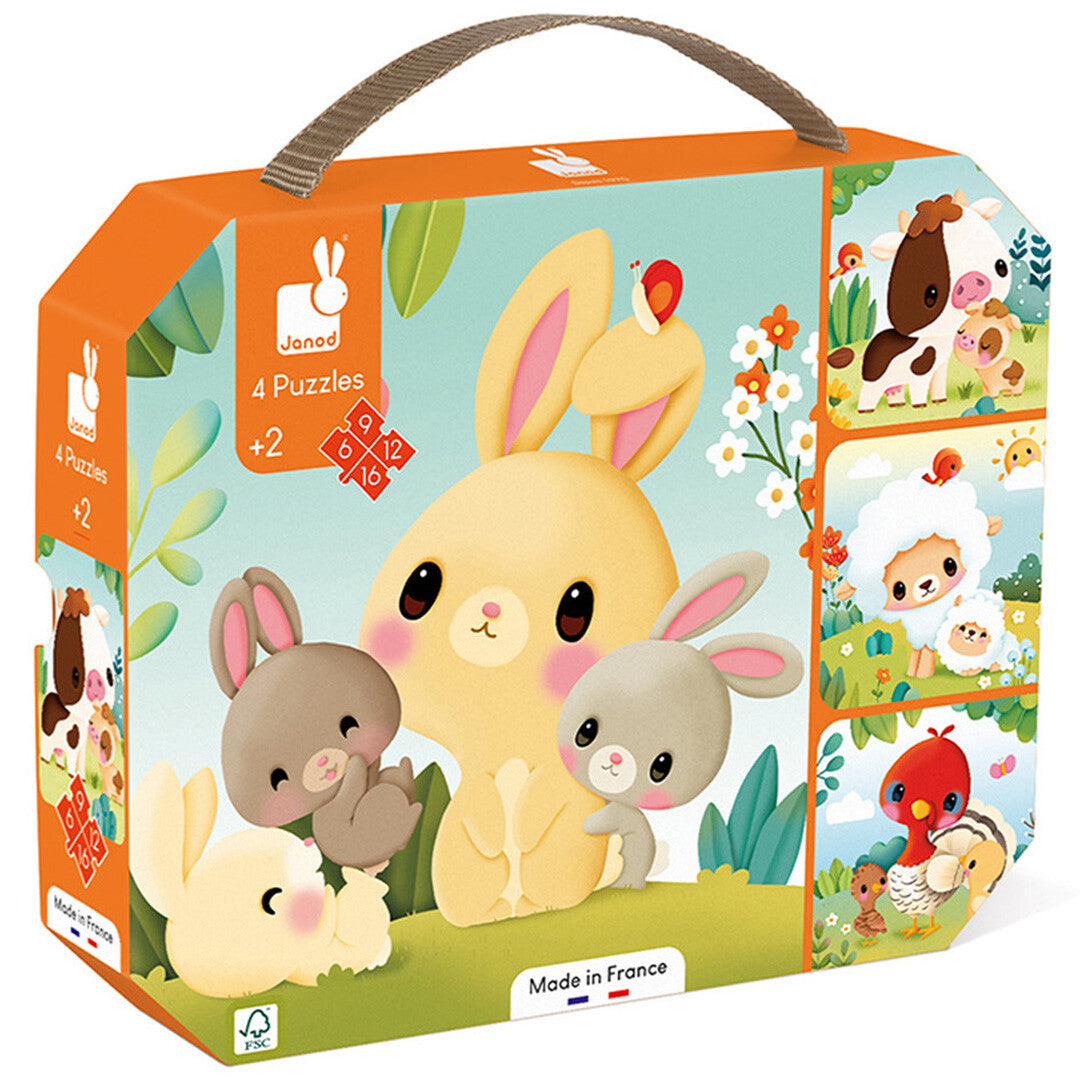 janod puzzel boerderij - 6, 9, 12, 16st | 11.3319 | 0