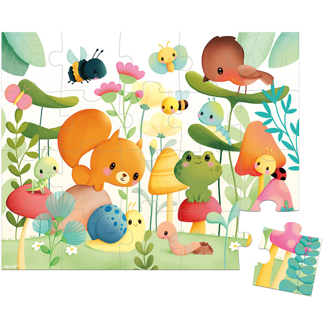 janod puzzel de tuinvrienden - 20st | 11.2575 | 1