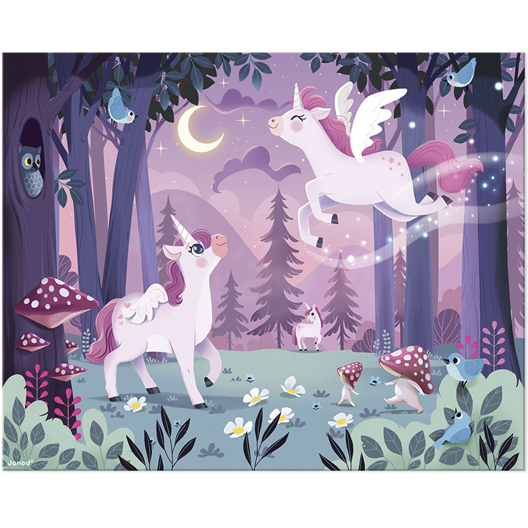 janod puzzel eenhoorn - 54st | 112.555 | 4