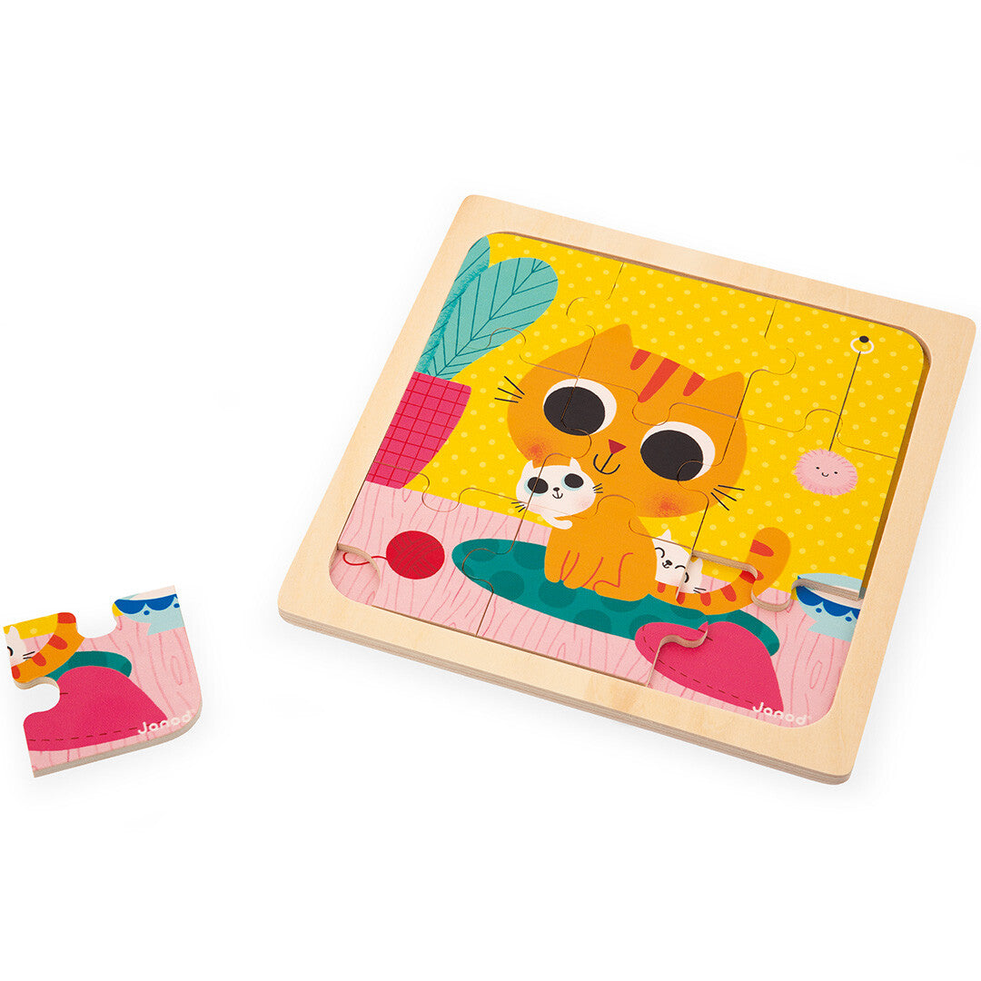 janod puzzel kat peanut - 9st | 11.7111 | 0