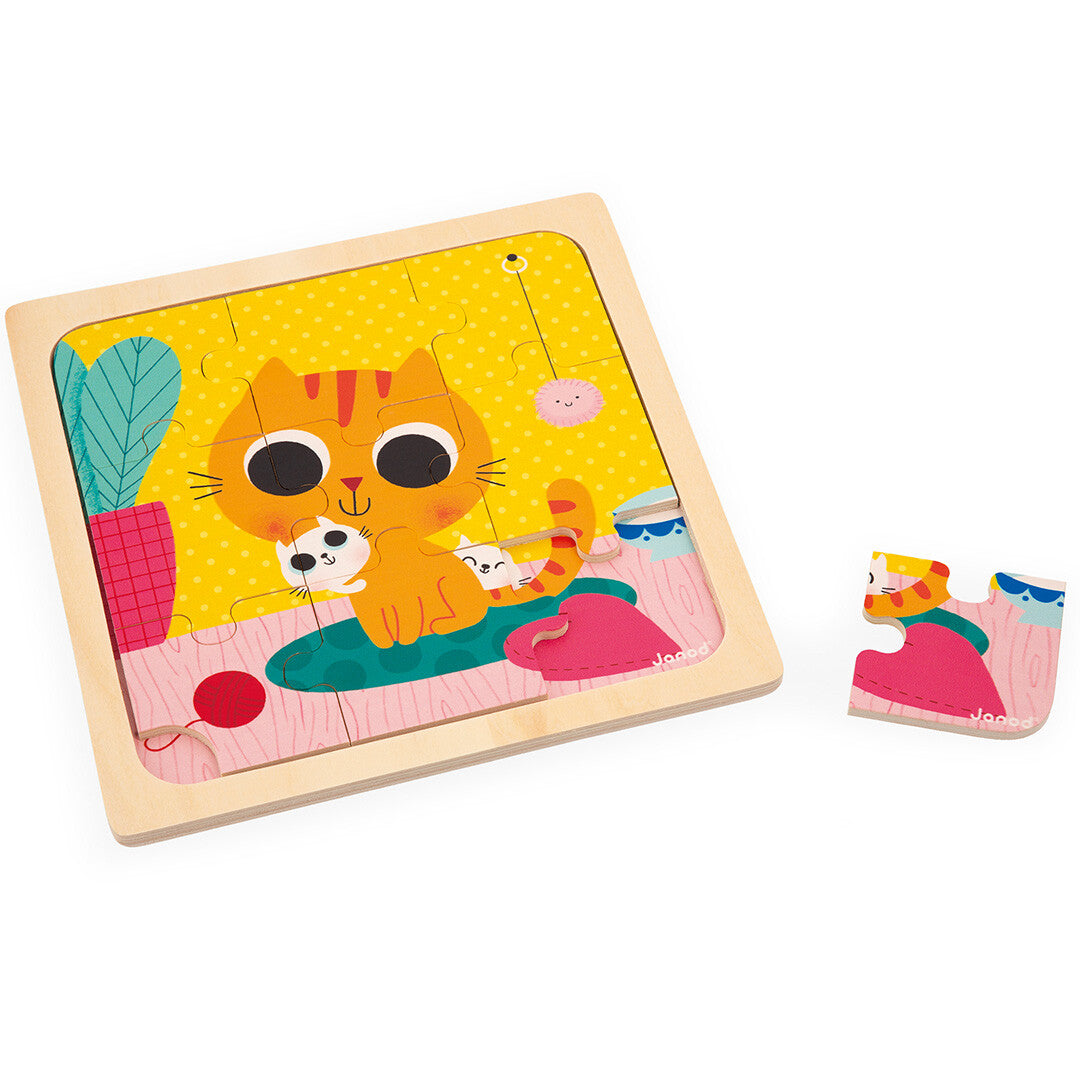 janod puzzel kat peanut - 9st | 11.7111 | 3