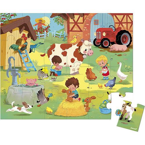 janod puzzel op de boerderij - 24st | 11.2603 | 1