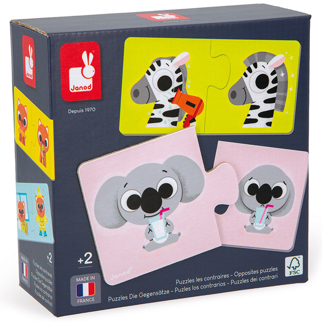 janod puzzel tegenstellingen - 12x2st | 11.2627 | 0