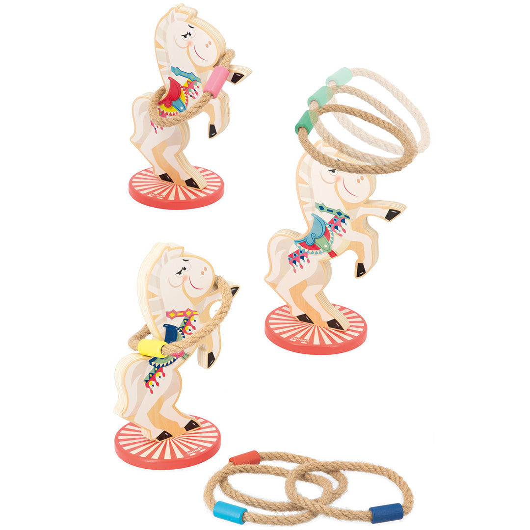 janod ringwerpen applepop - paarden | 11.3366 | 3