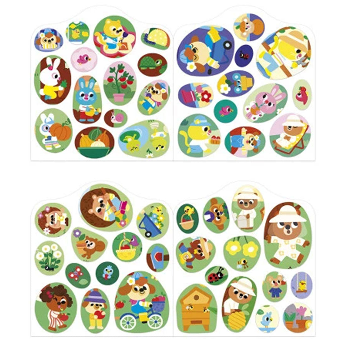 janod stickerboek de tuin | 119.199 | 2
