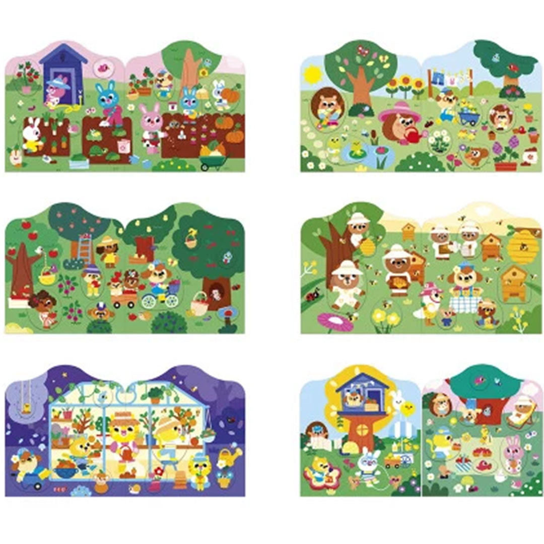 janod stickerboek de tuin | 119.199 | 3