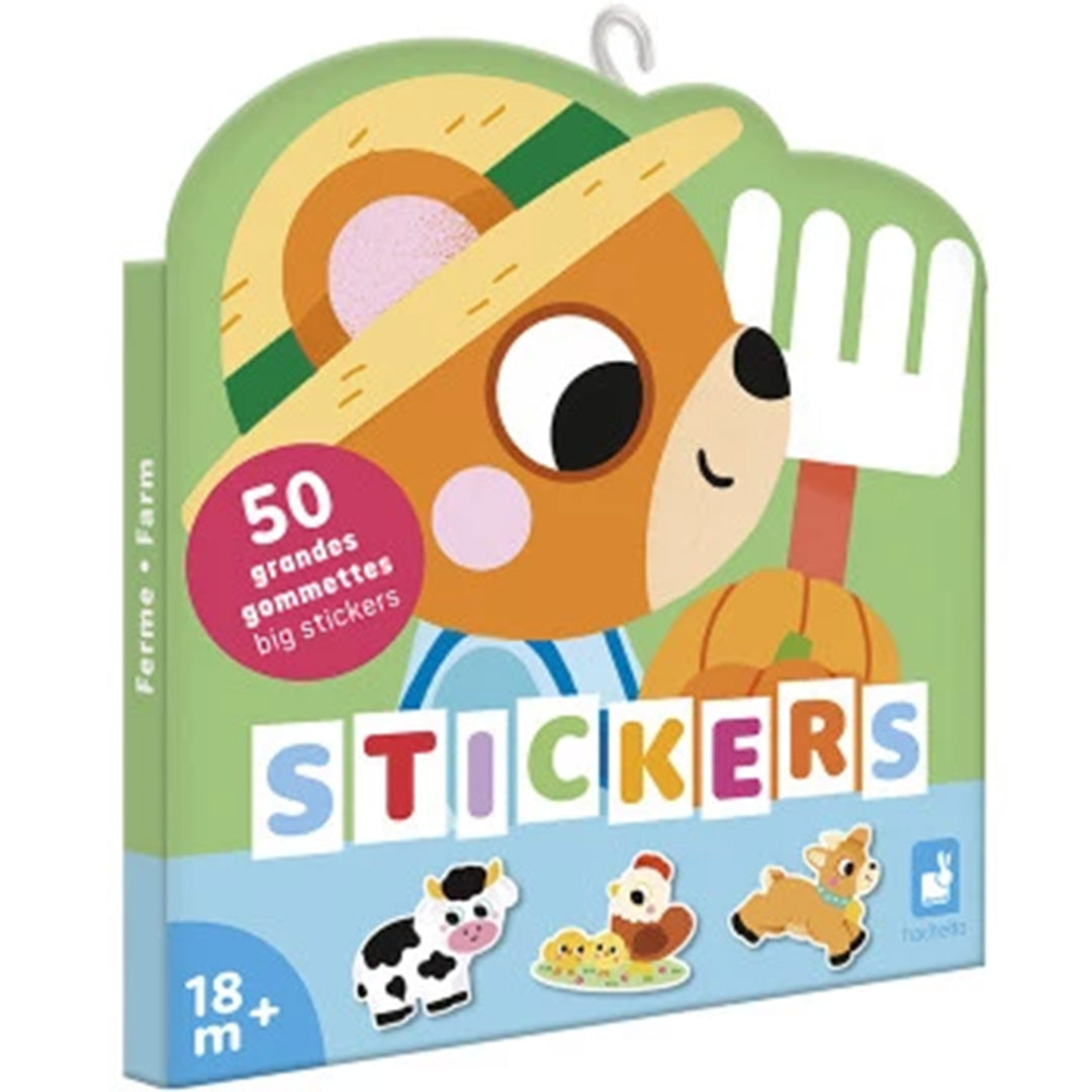 janod stickers boerderijdieren - 50st | 119.188 | 0