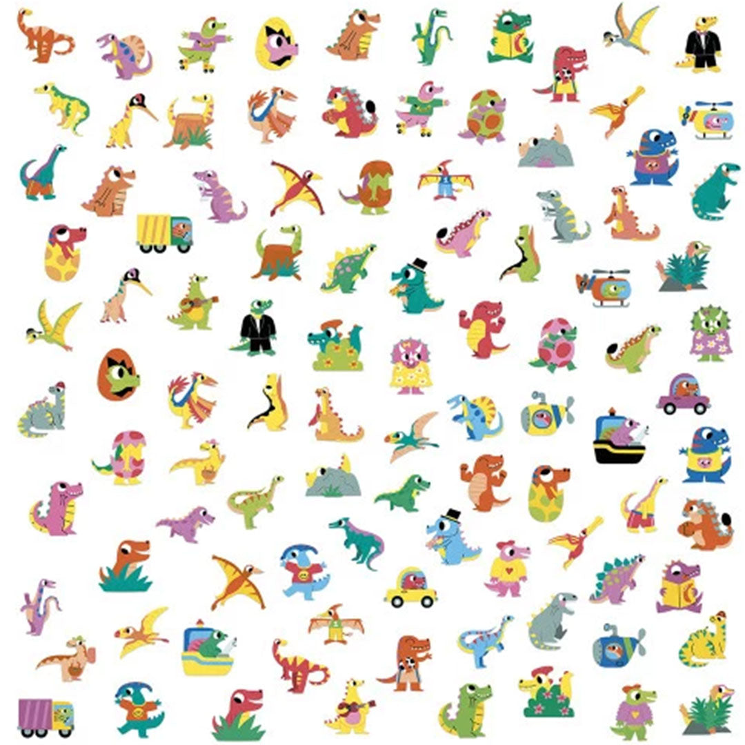 janod stickers dinosaurus - 100st | 119.189 | 1