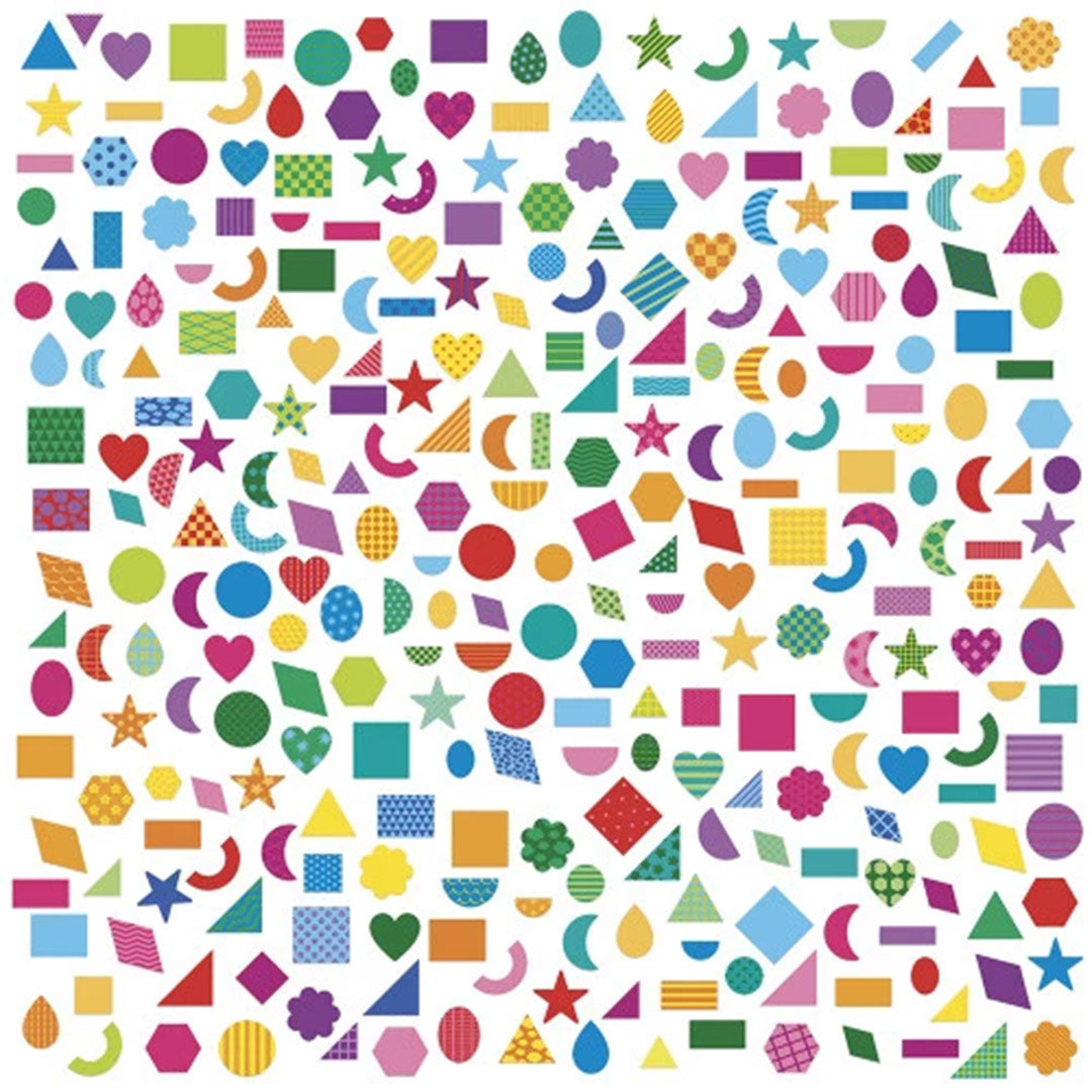 janod stickers geometrische vormen - 300st | 119.192 | 1