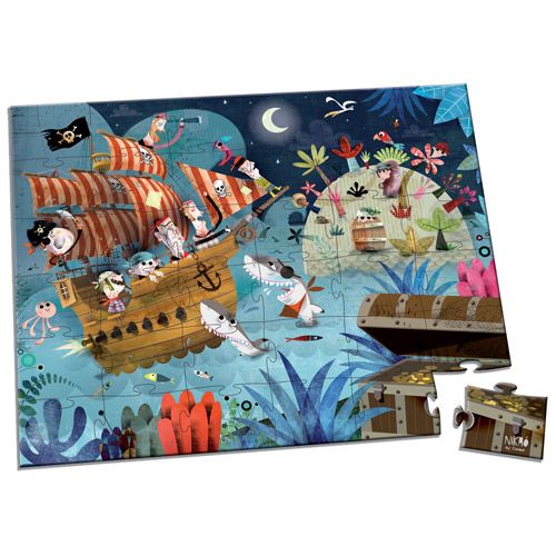 janod vloerpuzzel piraten (36st)   | 11.2614 | 1