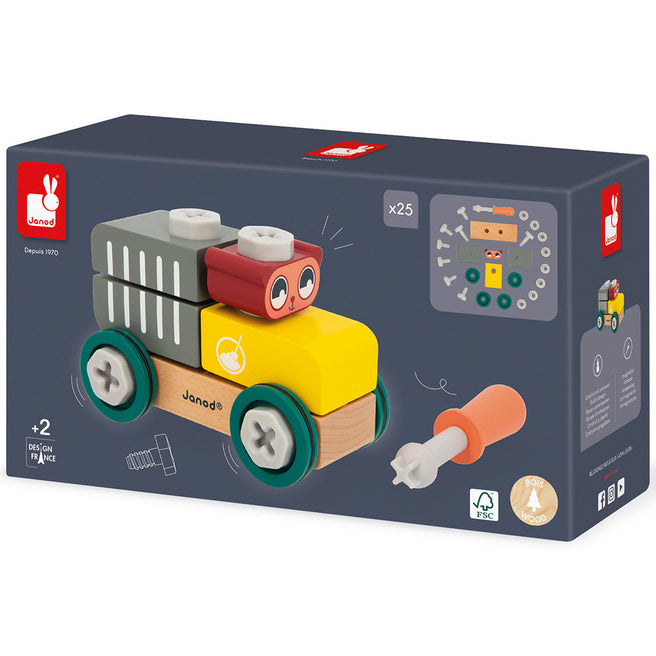 janod wagen met beer brico'kids | 11.6458 | 0