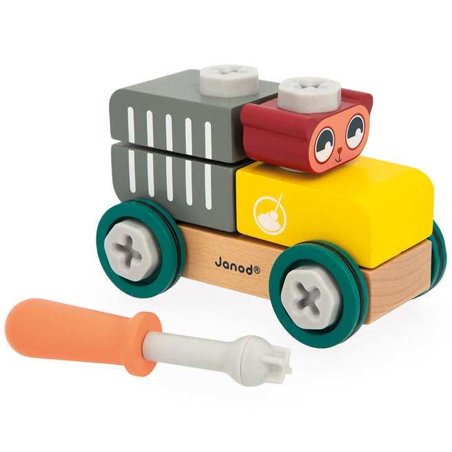 janod wagen met beer brico'kids | 11.6458 | 1