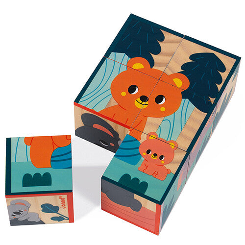 janod wwf blokpuzzel dieren - 6st | 11.8622 | 1