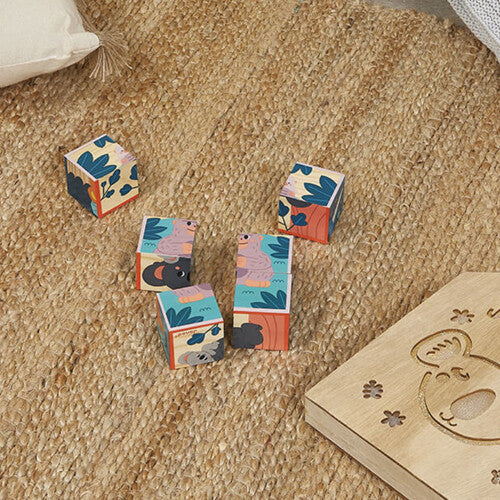 janod wwf blokpuzzel dieren - 6st | 11.8622 | 2