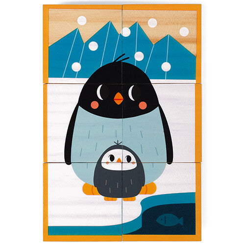 janod wwf blokpuzzel dieren - 6st | 11.8622 | 3