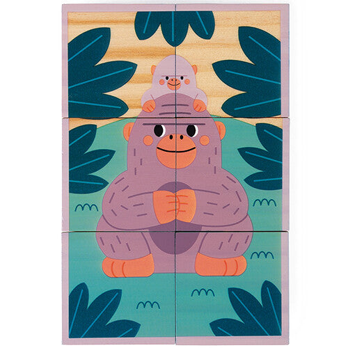 janod wwf blokpuzzel dieren - 6st | 11.8622 | 4