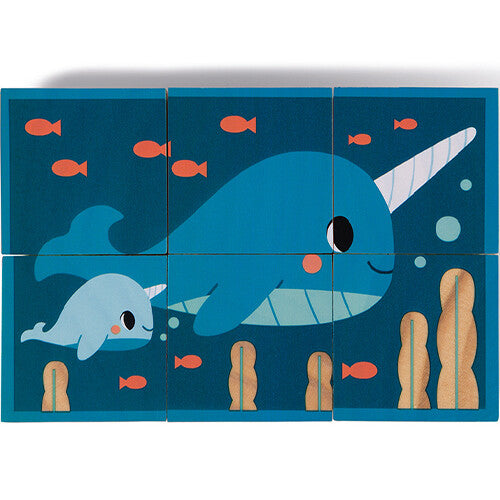 janod wwf blokpuzzel dieren - 6st | 11.8622 | 6