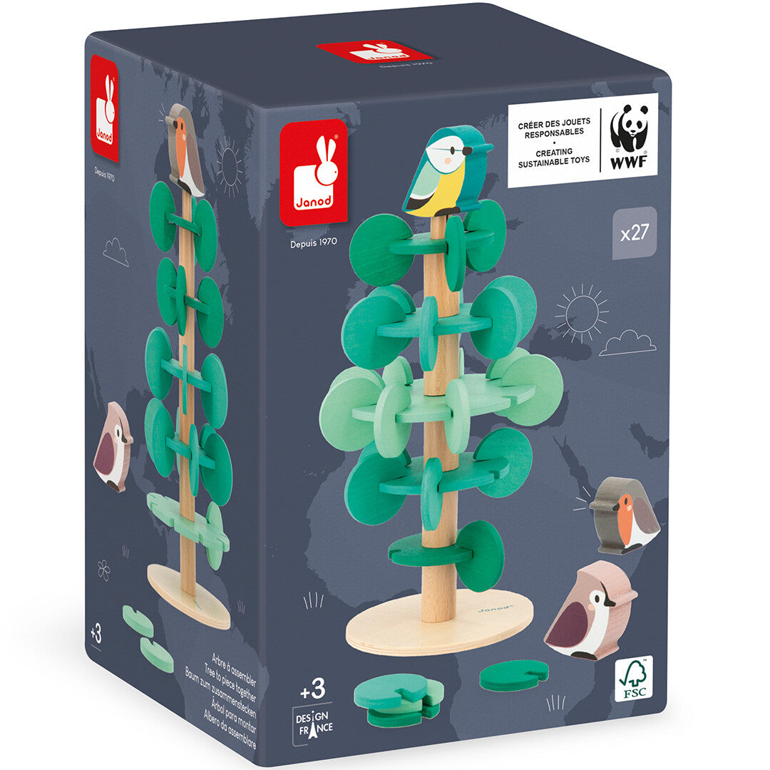 janod wwf bouwset boom met vogels | 11.8646 | 1