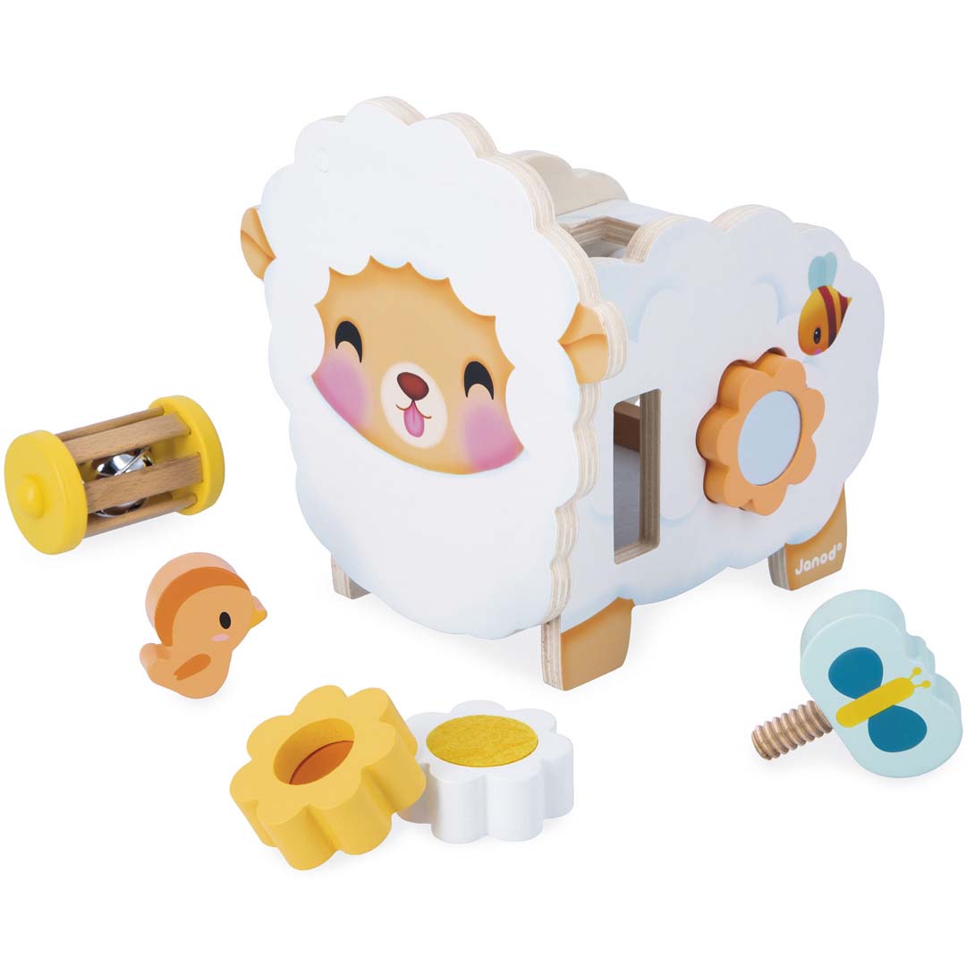janod activiteitenkubus boerderij - schaap | 11.3332 | 2