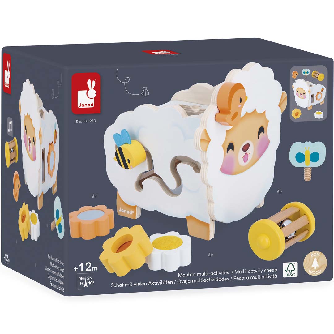 janod activiteitenkubus boerderij - schaap | 11.3332 | 4