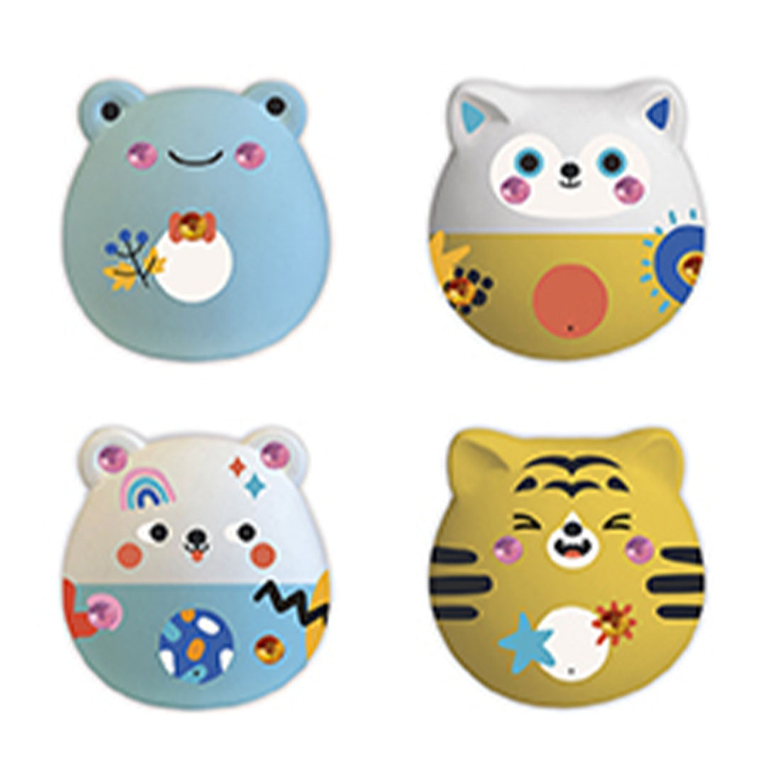 janod atelier verfset - 4 gipsdieren | 11.9211 | 3