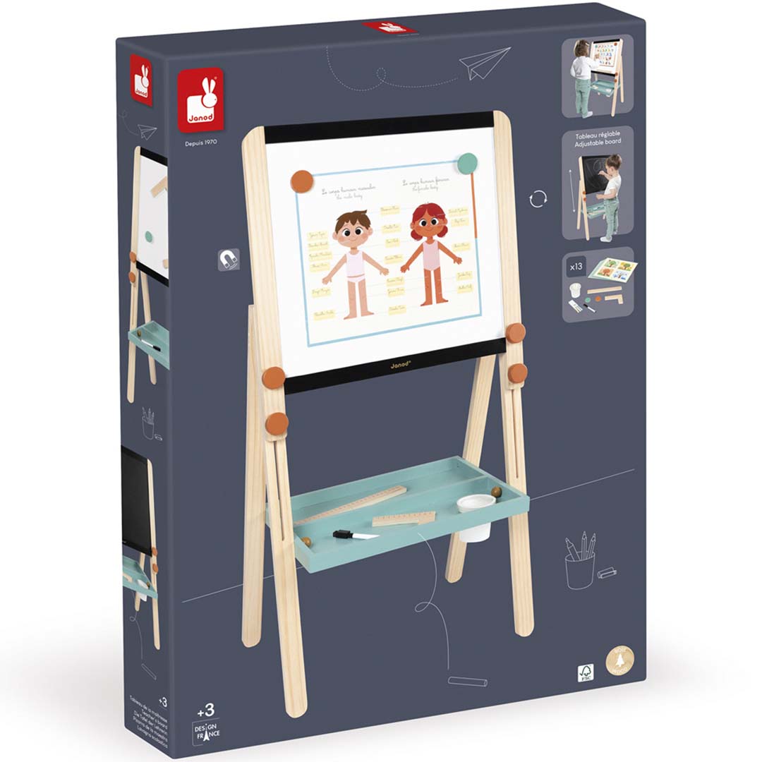 janod dubbelzijdig schoolbord - mint | 11.9628 | 6