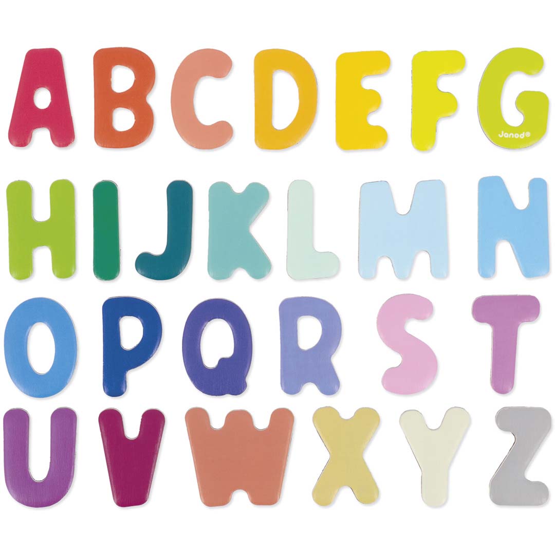 janod houten magnetische letters - 52st | 11.9627 | 1