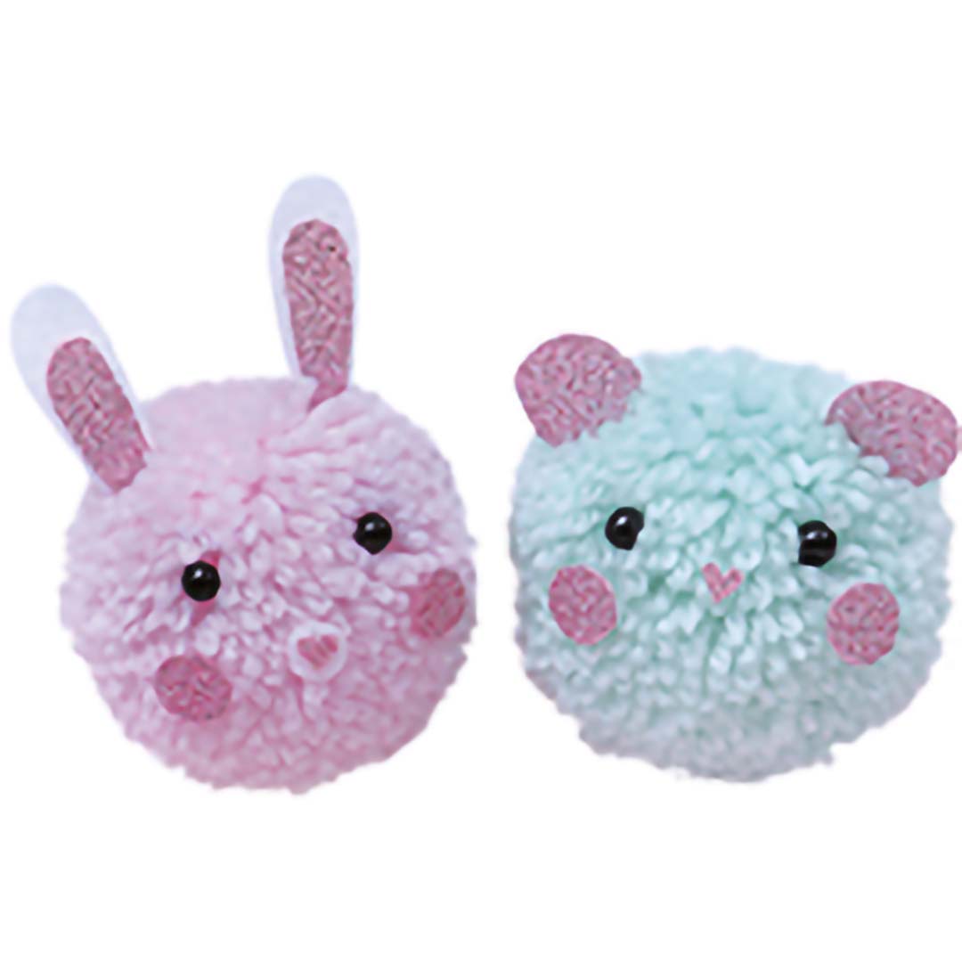 janod knutselset atelier deco - pompons maken - dieren | 11.9033 | 3