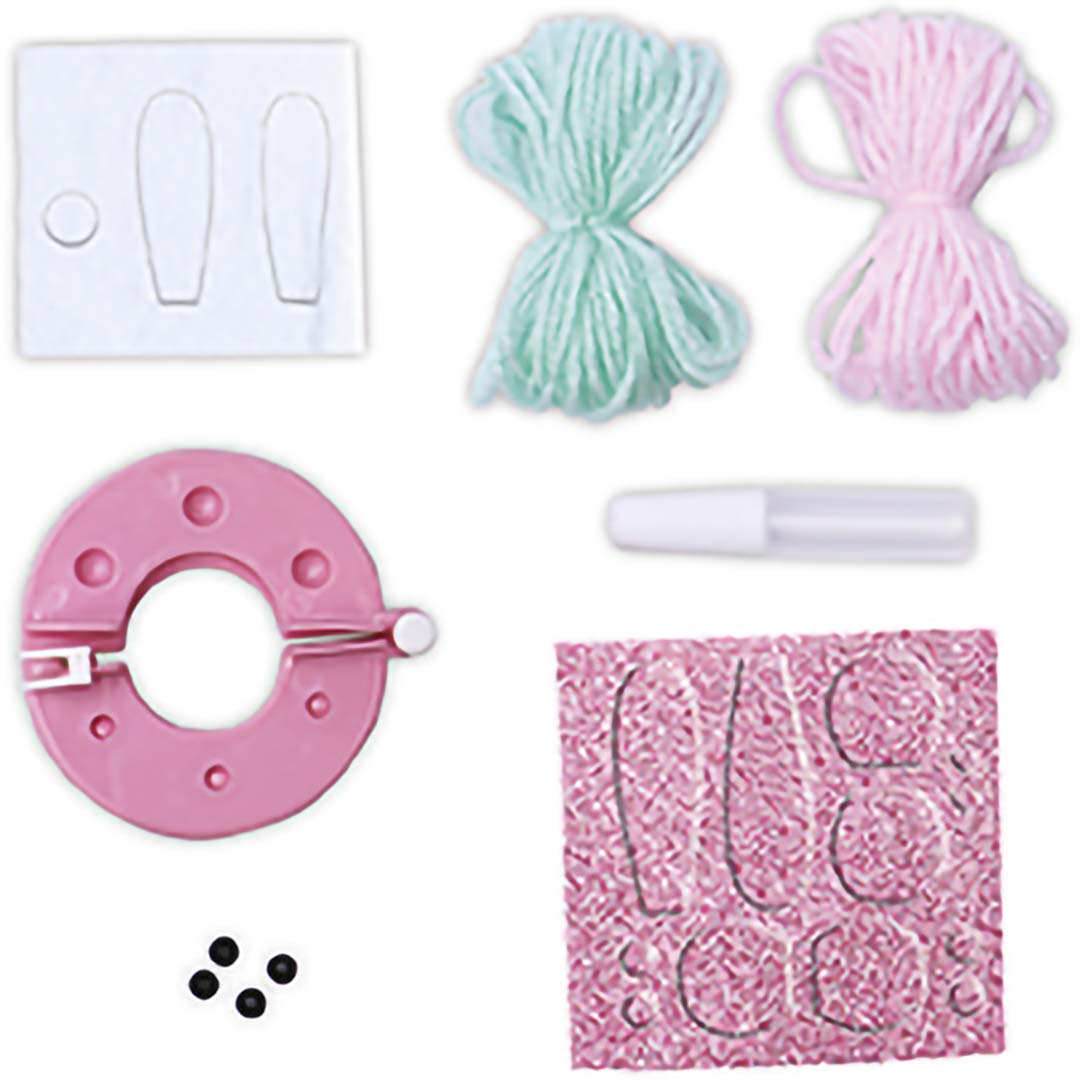 janod knutselset atelier deco - pompons maken - dieren | 11.9033 | 5