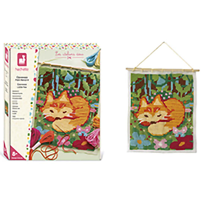 janod knutselset atelier deco - vos borduren | 11.9032 | 1